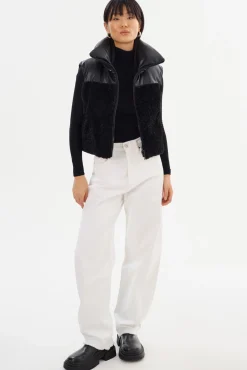 Store LAMARQUE MELICIA | Reversible Puffer Vest Black / Black