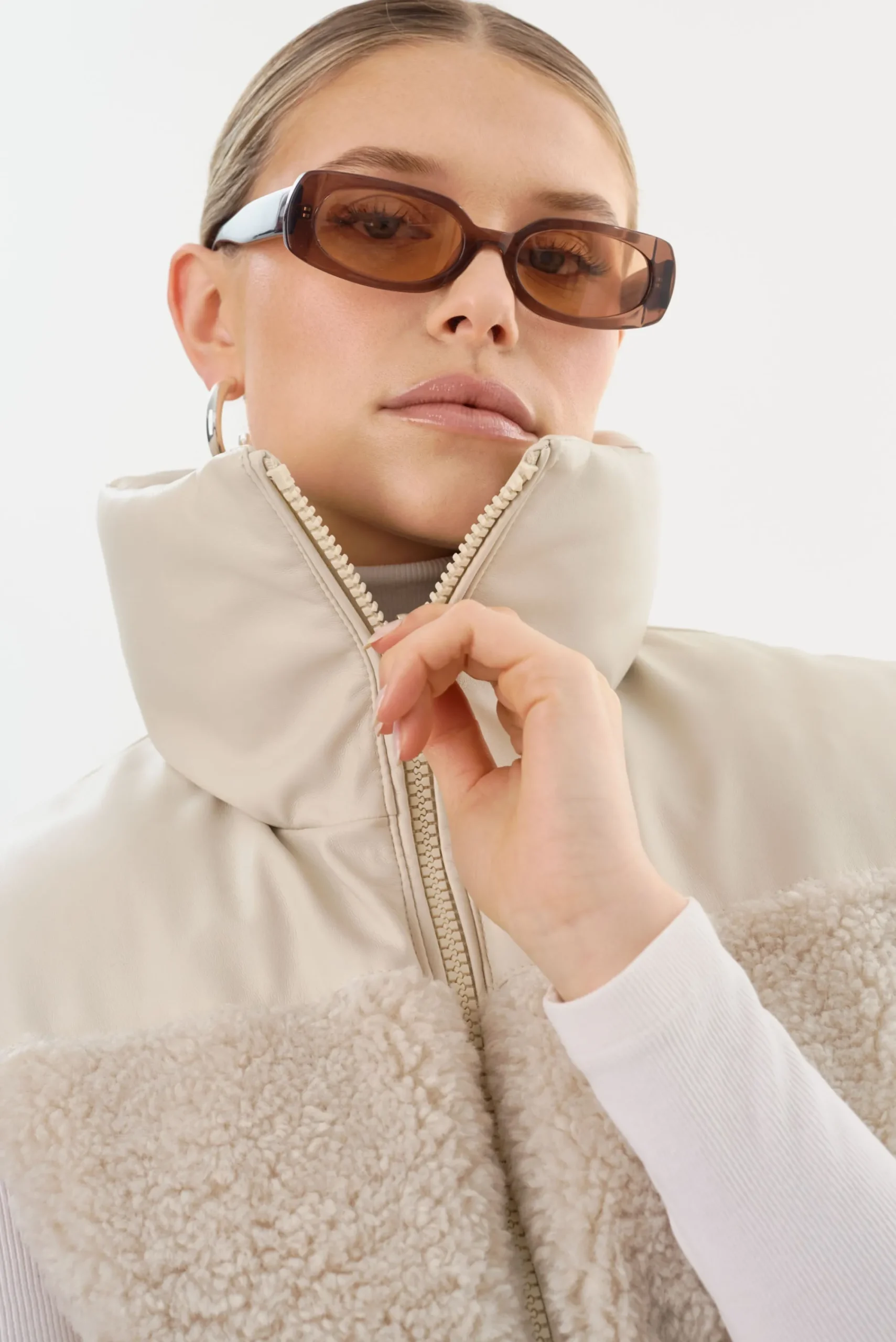 Best LAMARQUE MELICIA | Reversible Puffer Vest Bone/Ecru
