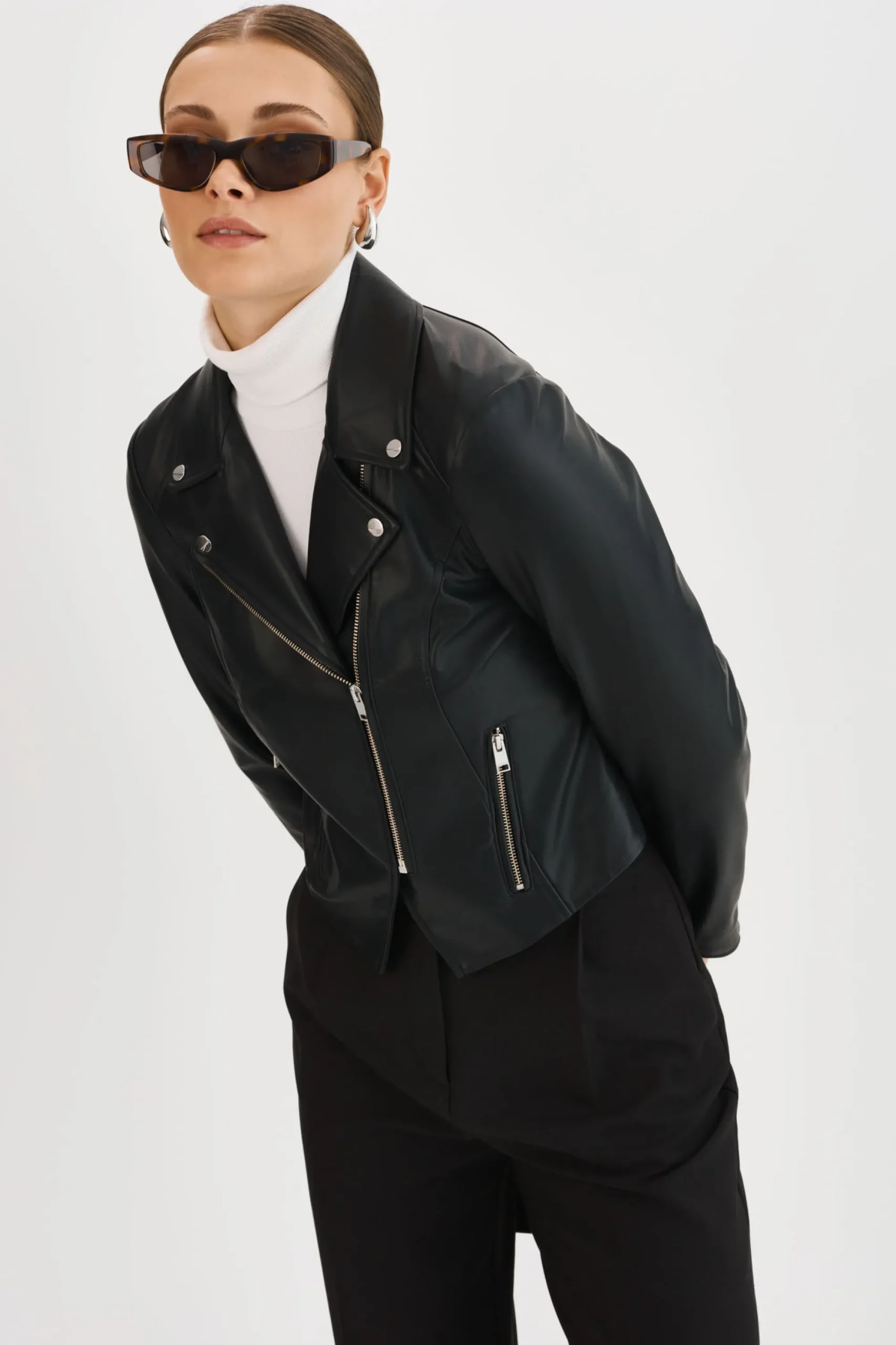 Fashion LAMARQUE MONICA | Faux Leather Jacket Black