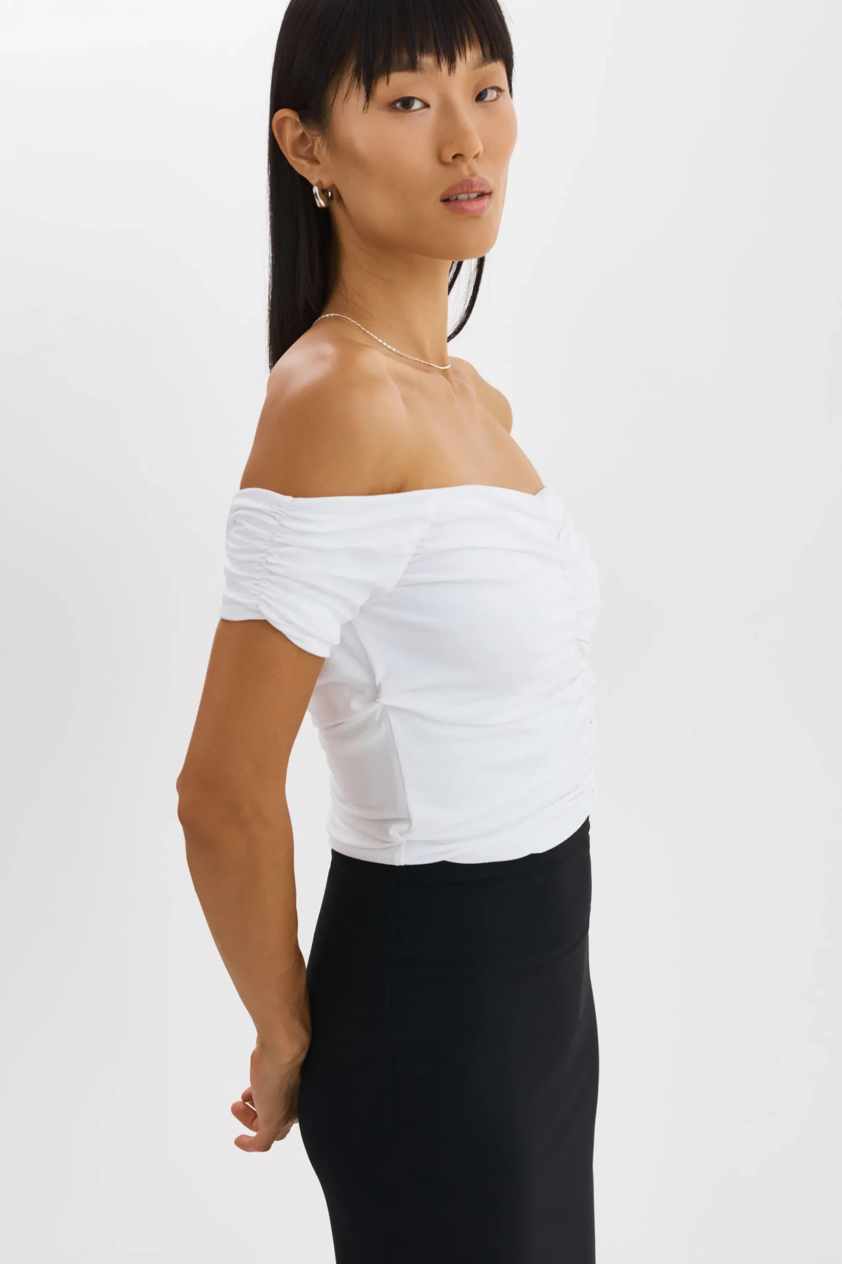 Store LAMARQUE NINA | Ruched Top White
