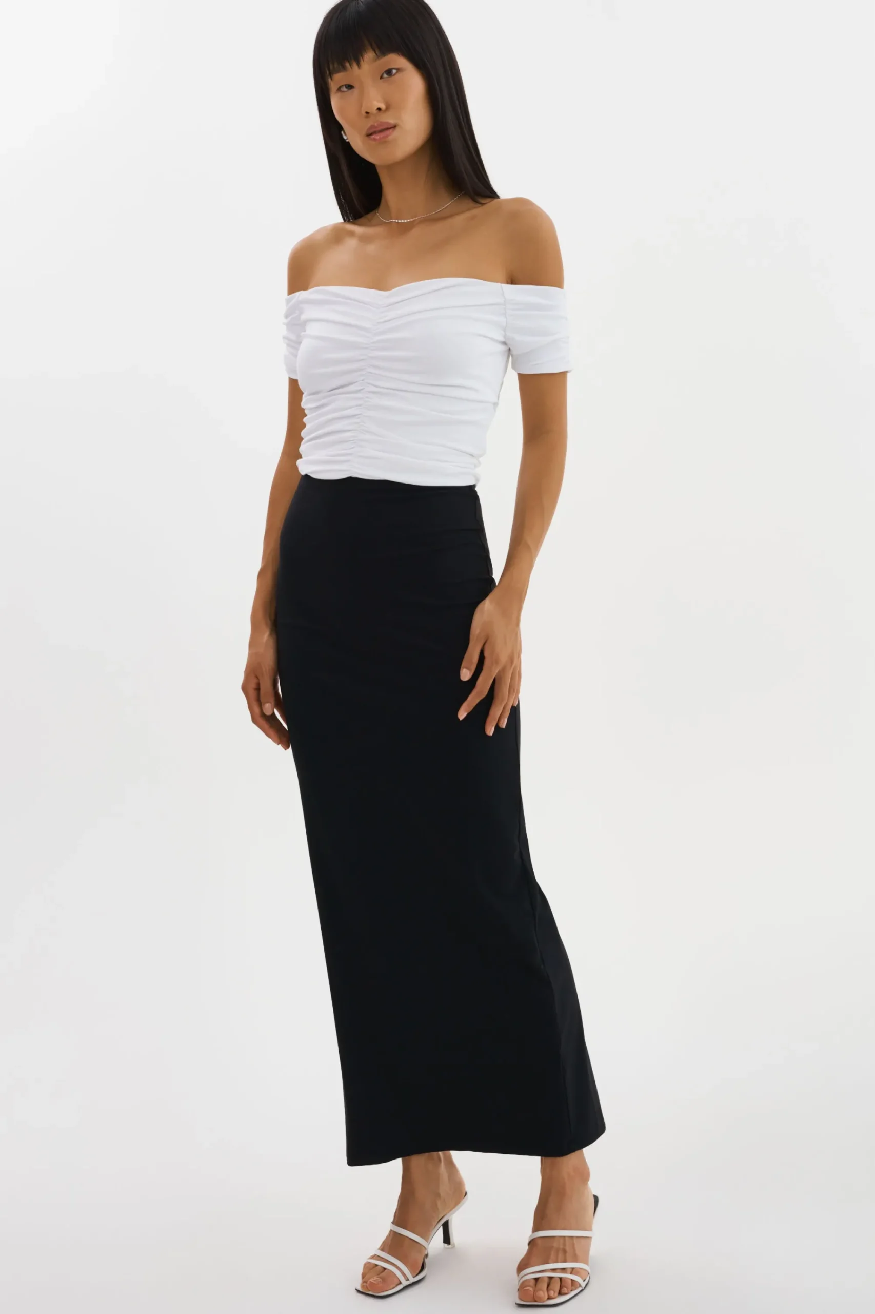 Store LAMARQUE NINA | Ruched Top White