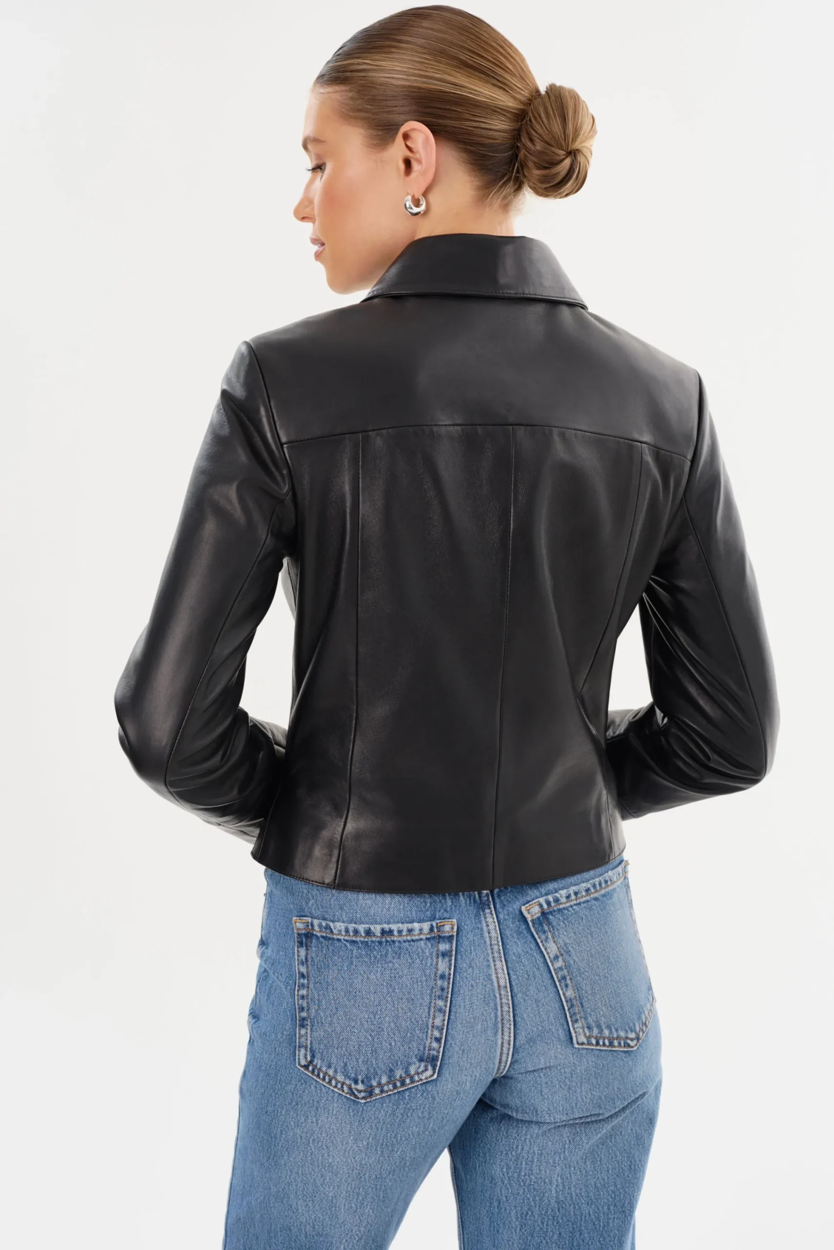 Flash Sale LAMARQUE OCEANA | Fitted Leather Jacket Black