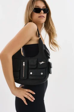 Best Sale LAMARQUE OLESIA | Mini Leather Cargo Bag Black
