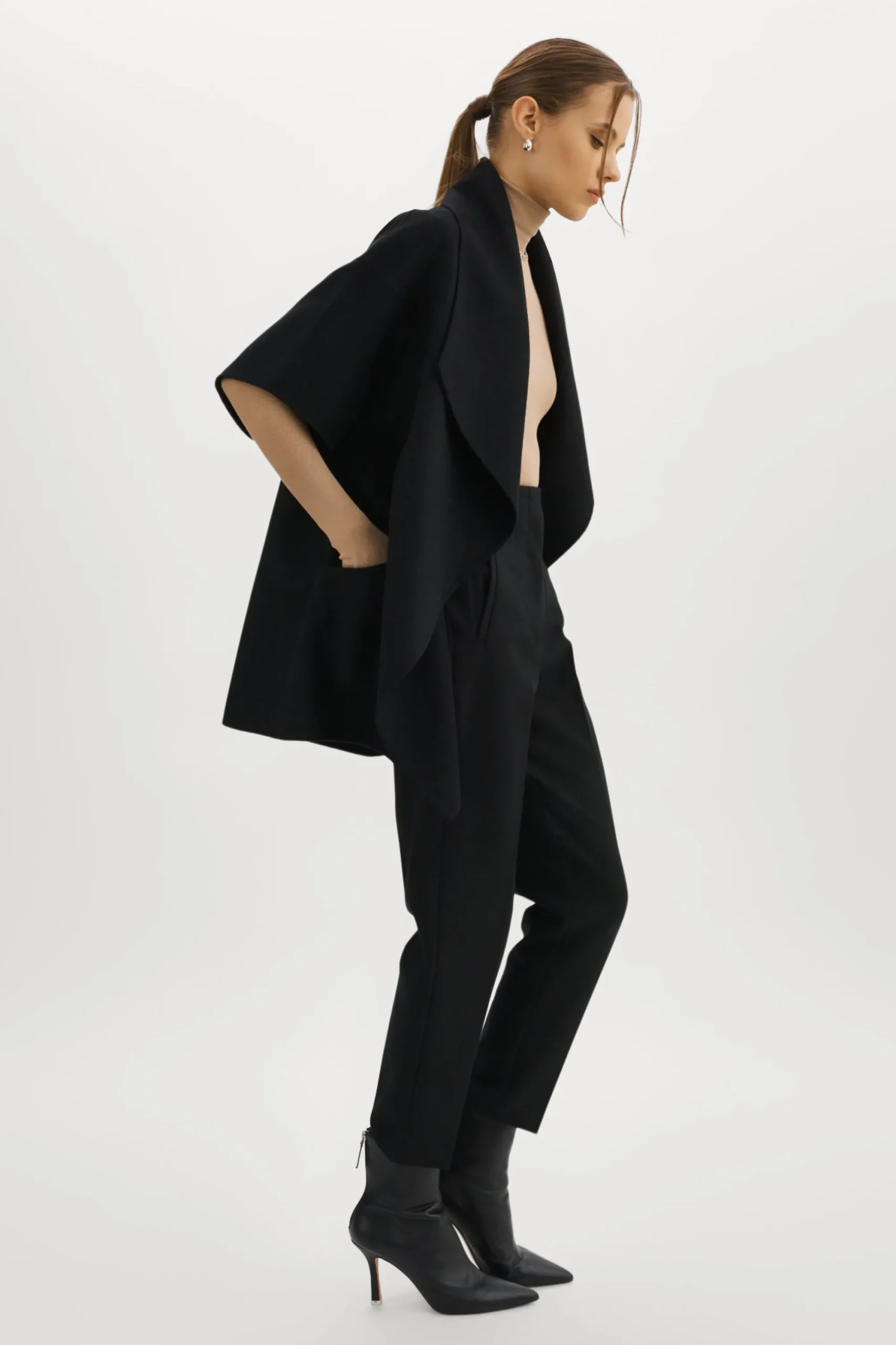Best LAMARQUE PENELOPE | Double Face Wool Coat Black