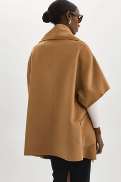 New LAMARQUE PENELOPE | Double Face Wool Coat Camel