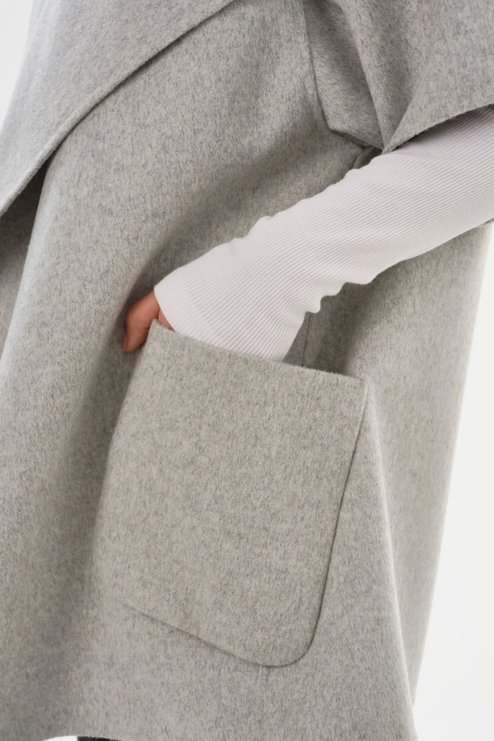 Store LAMARQUE PENELOPE | Double Face Wool Coat Light Grey