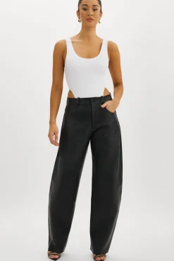 Best Sale LAMARQUE RIDA | Horseshoe Leather Pants Black