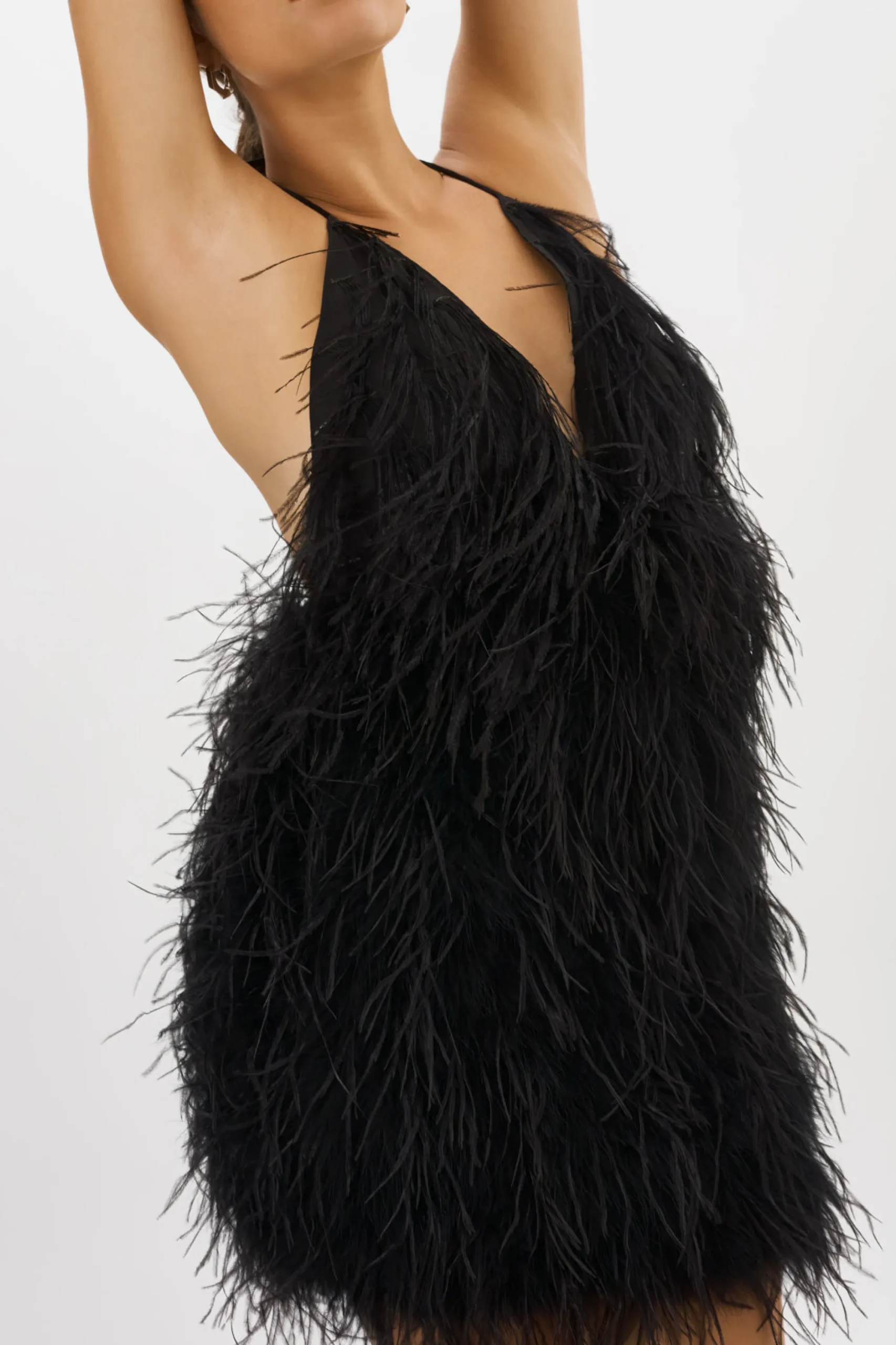 Clearance LAMARQUE SOLVEIG | Feather Dress Black