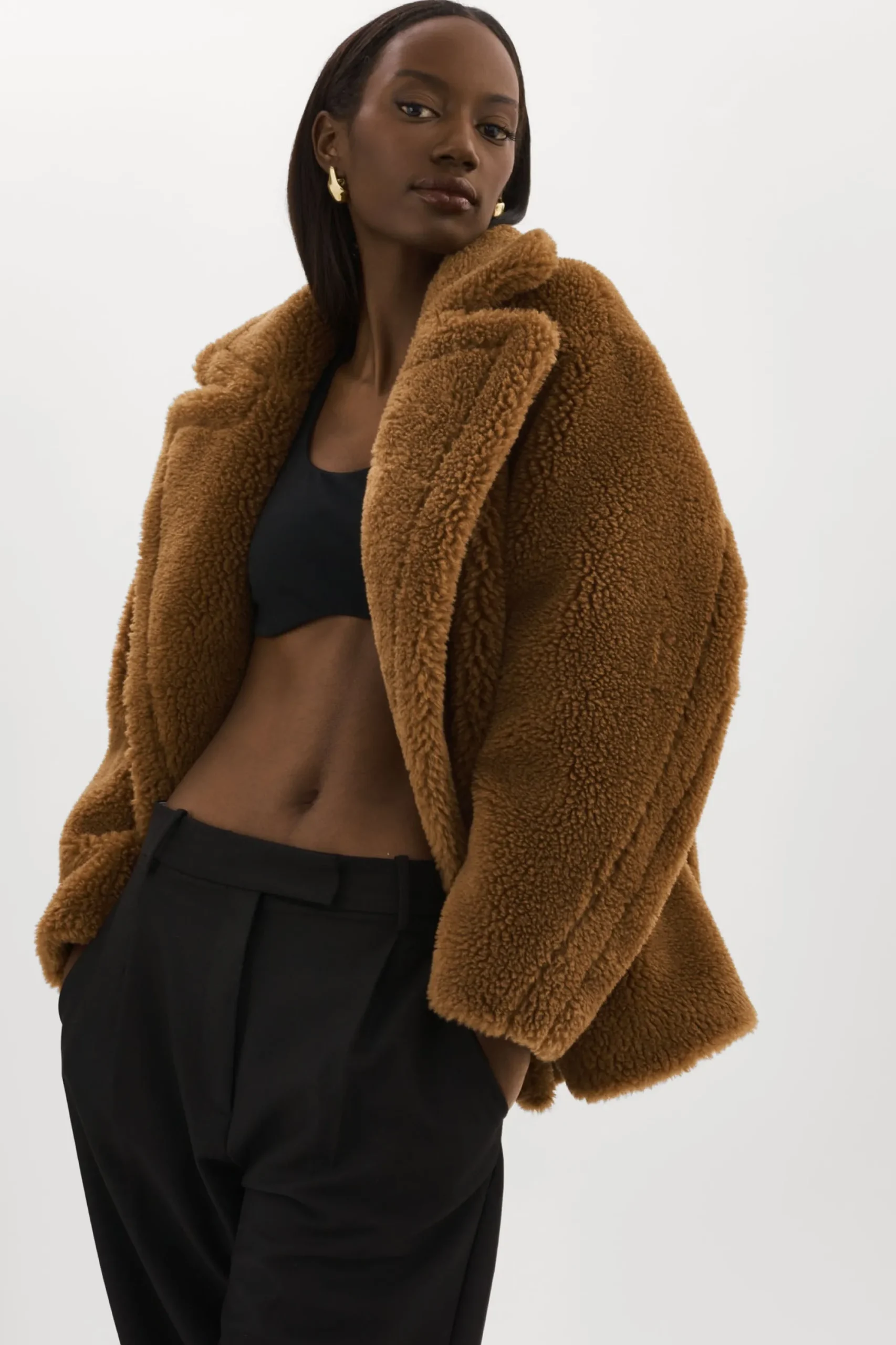 Store LAMARQUE SOPHIE | Sherpa Jacket Brown