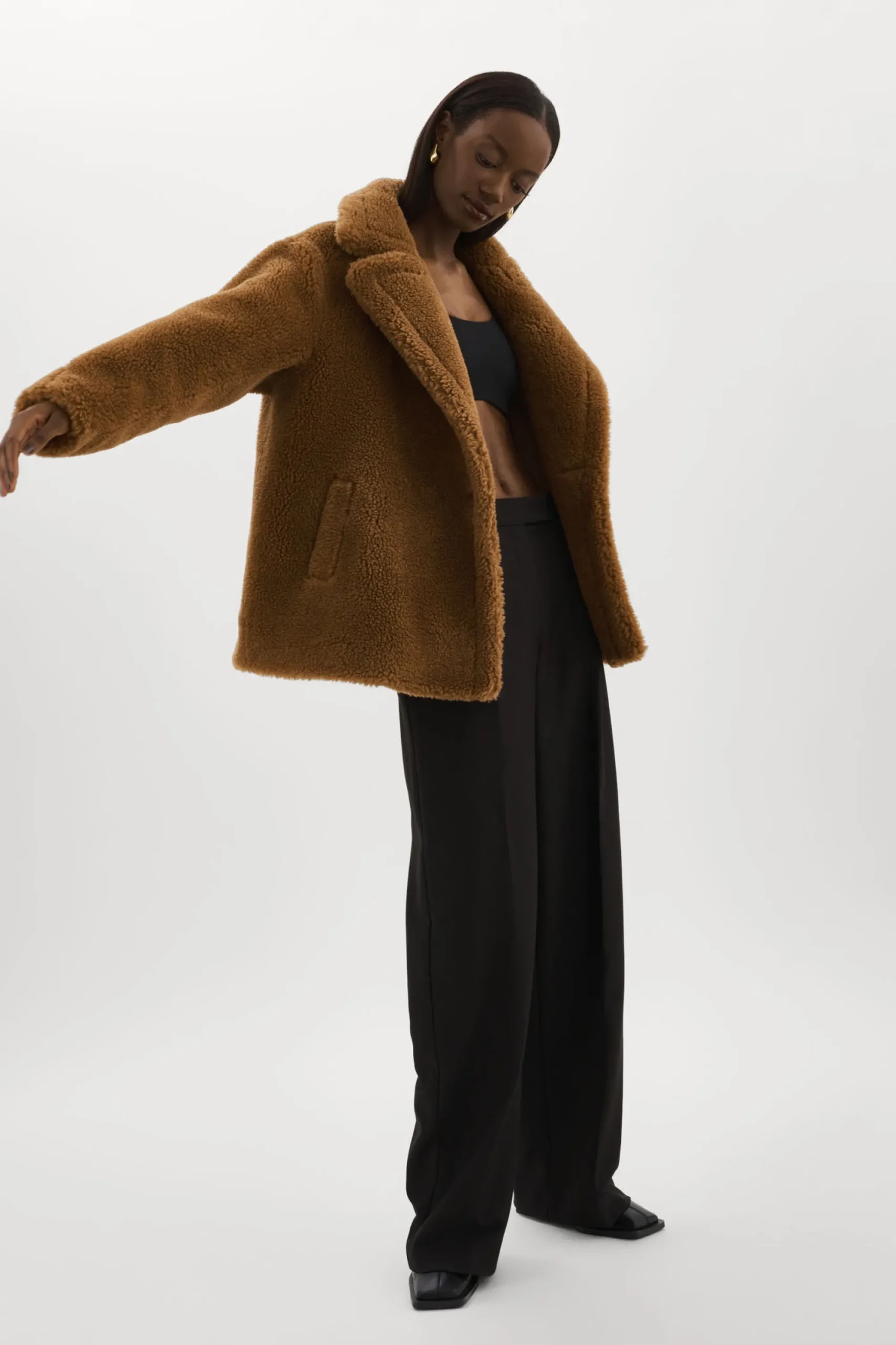 Store LAMARQUE SOPHIE | Sherpa Jacket Brown