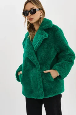 Hot LAMARQUE SOPHIE | Sherpa Jacket VIBRANT GREEN