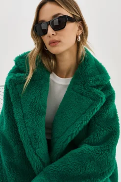 Hot LAMARQUE SOPHIE | Sherpa Jacket VIBRANT GREEN