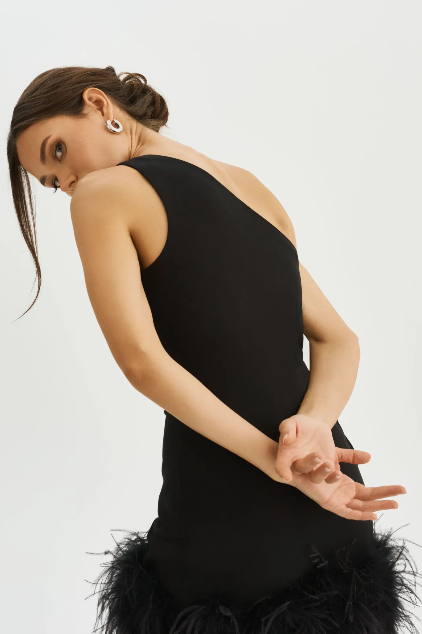 Best LAMARQUE TAFIA | One Shoulder Mini Dress Black