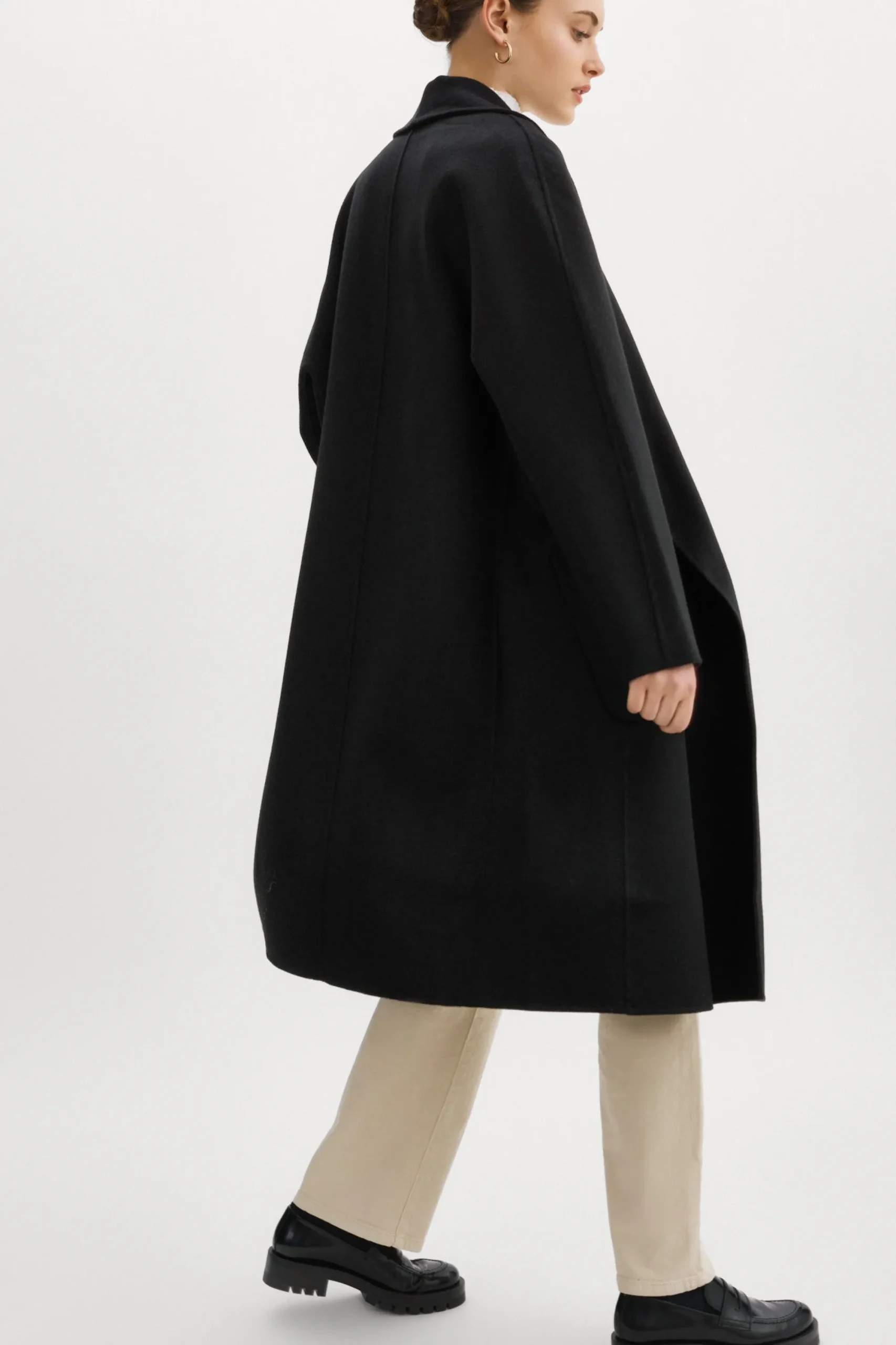 Cheap LAMARQUE THARA | Shawl Collar Wool Coat Black