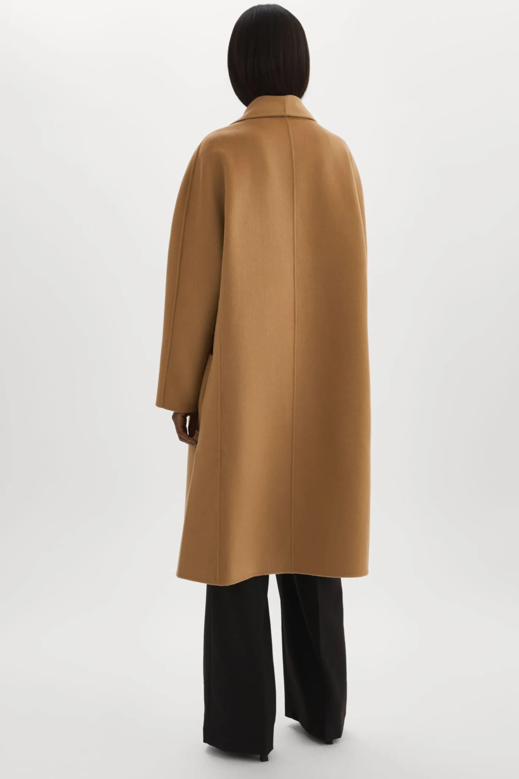 Sale LAMARQUE THARA | Shawl Collar Wool Coat Camel