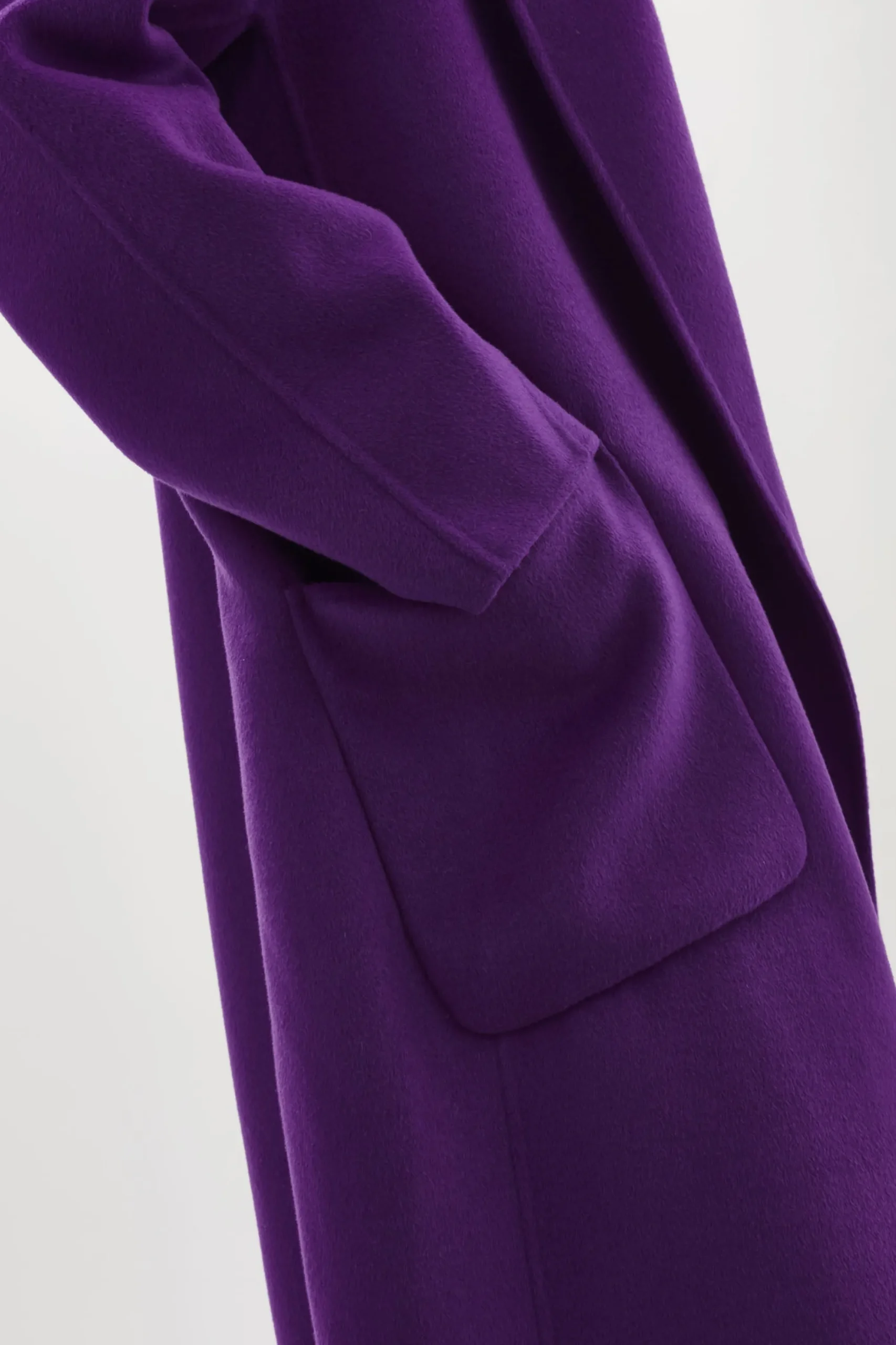 Discount LAMARQUE THARA | Shawl Collar Wool Coat VIOLET