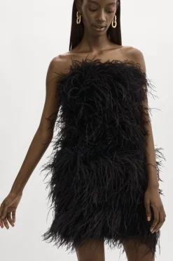 Outlet LAMARQUE TRIANA | Feather Dress Black