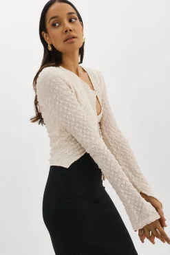 Sale LAMARQUE VENERA | Cut-Out Top Off White