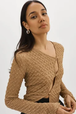 Hot LAMARQUE VENERA | Cut-Out Top WHEAT