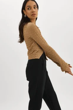 Hot LAMARQUE VENERA | Cut-Out Top WHEAT