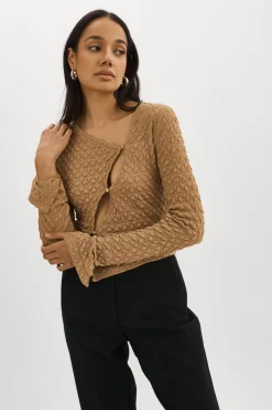 Hot LAMARQUE VENERA | Cut-Out Top WHEAT