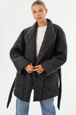 New LAMARQUE VERICA | Quilted Jacket Black