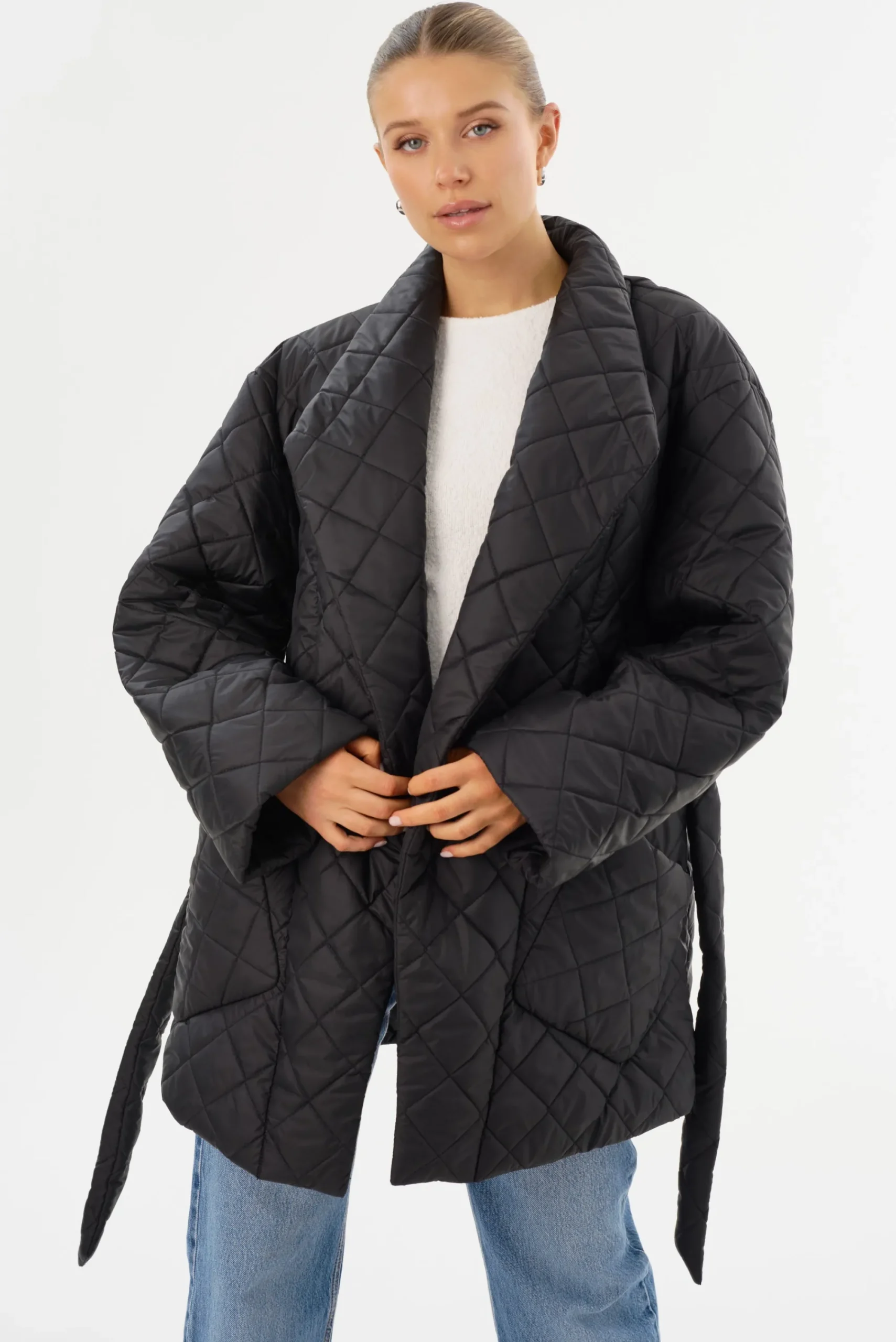 New LAMARQUE VERICA | Quilted Jacket Black