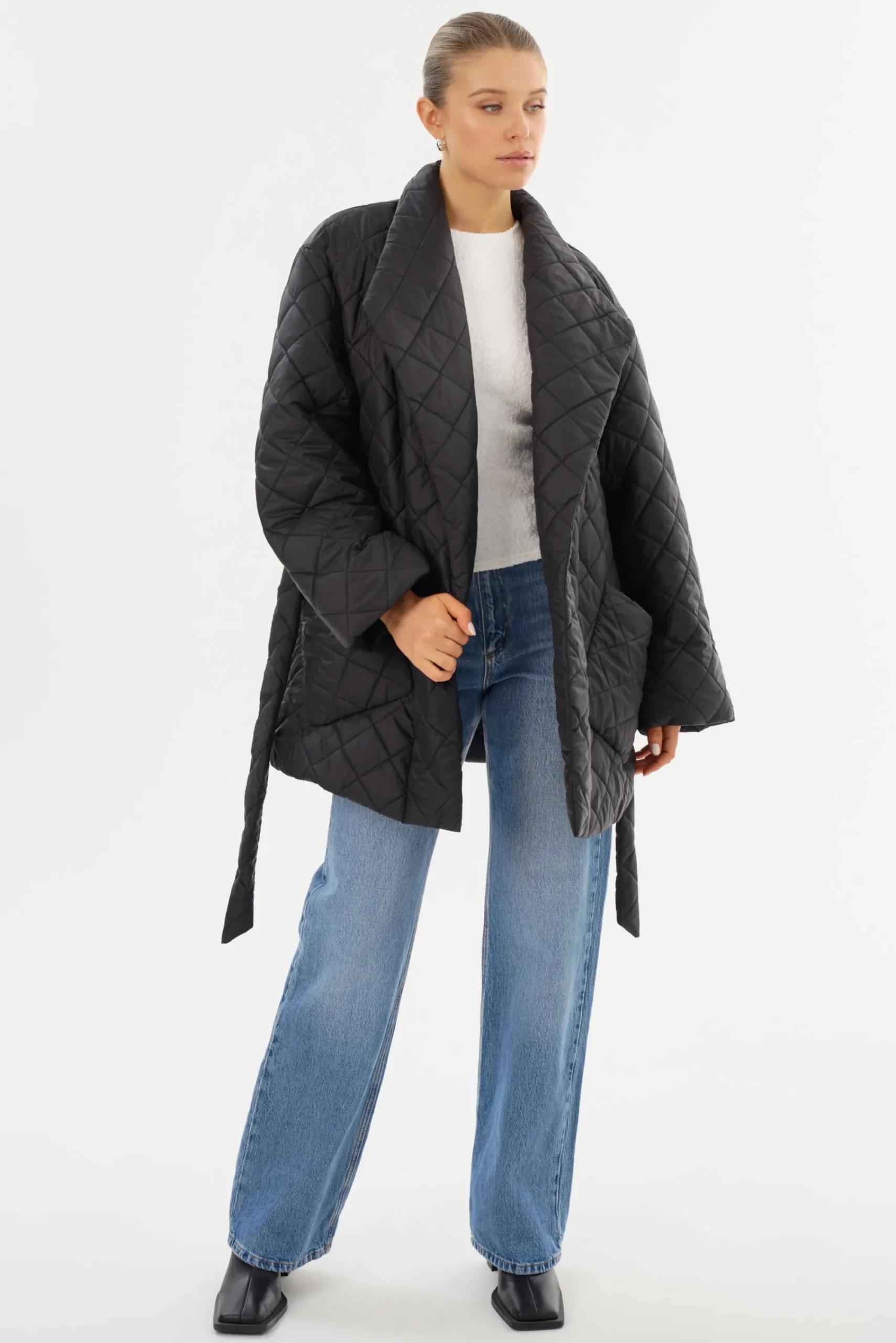 New LAMARQUE VERICA | Quilted Jacket Black