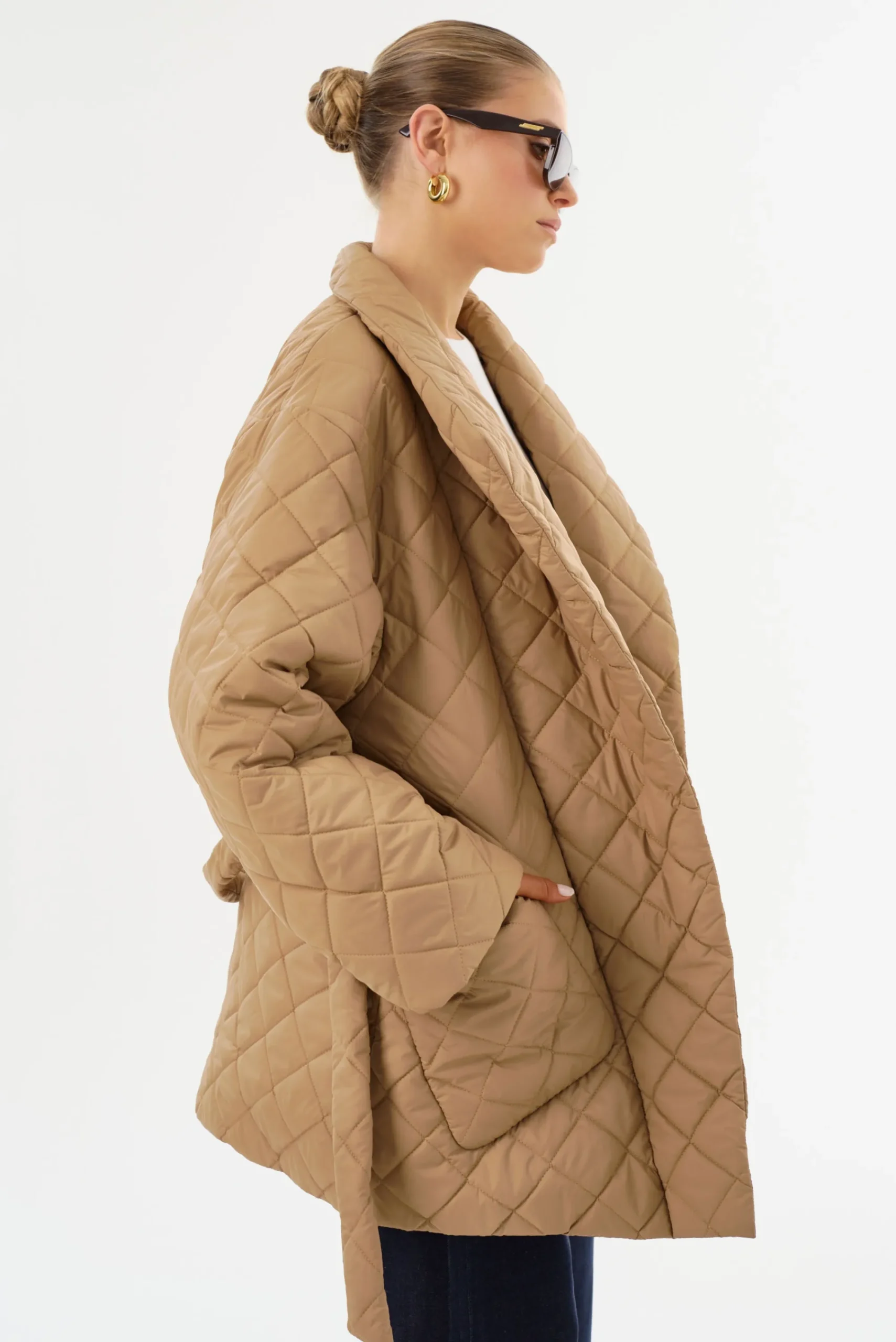 Hot LAMARQUE VERICA | Quilted Jacket Mocha