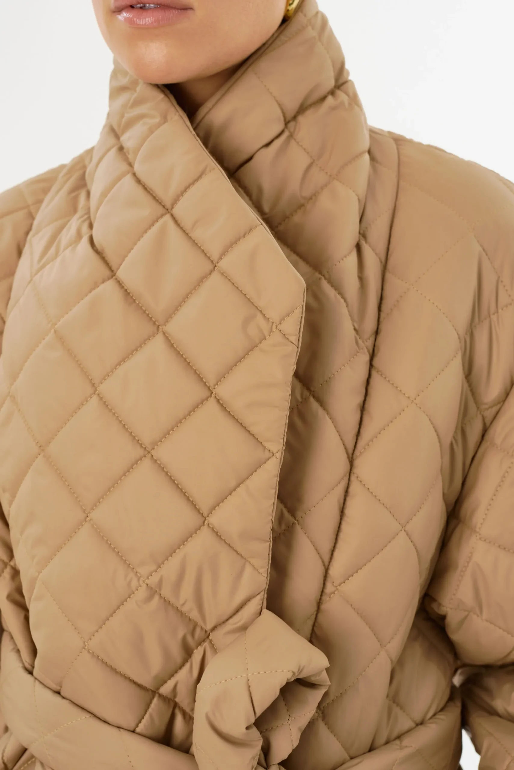 Hot LAMARQUE VERICA | Quilted Jacket Mocha