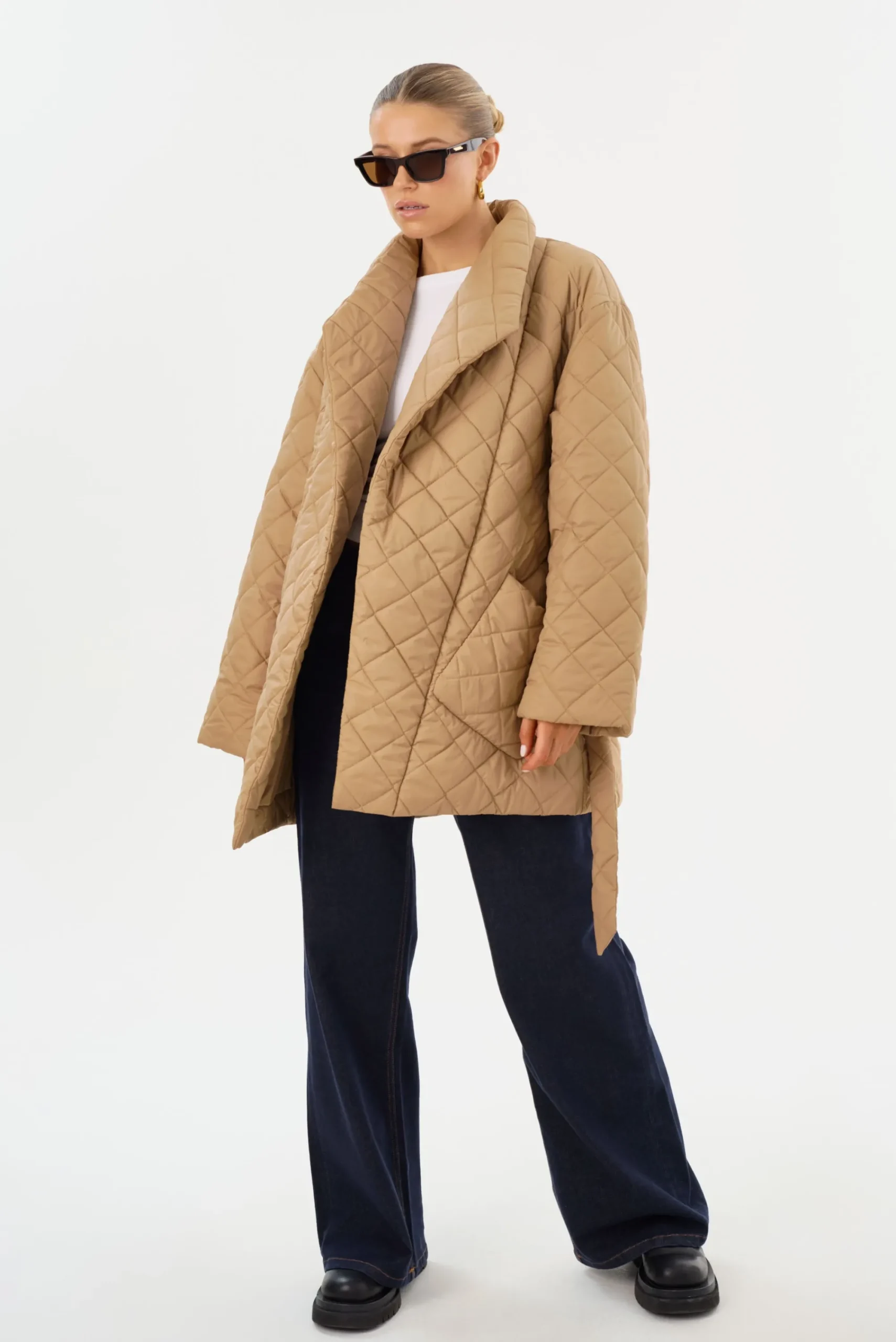 Hot LAMARQUE VERICA | Quilted Jacket Mocha