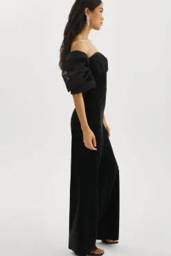 Store LAMARQUE VLADANA | Faux Leather Jumpsuit Black