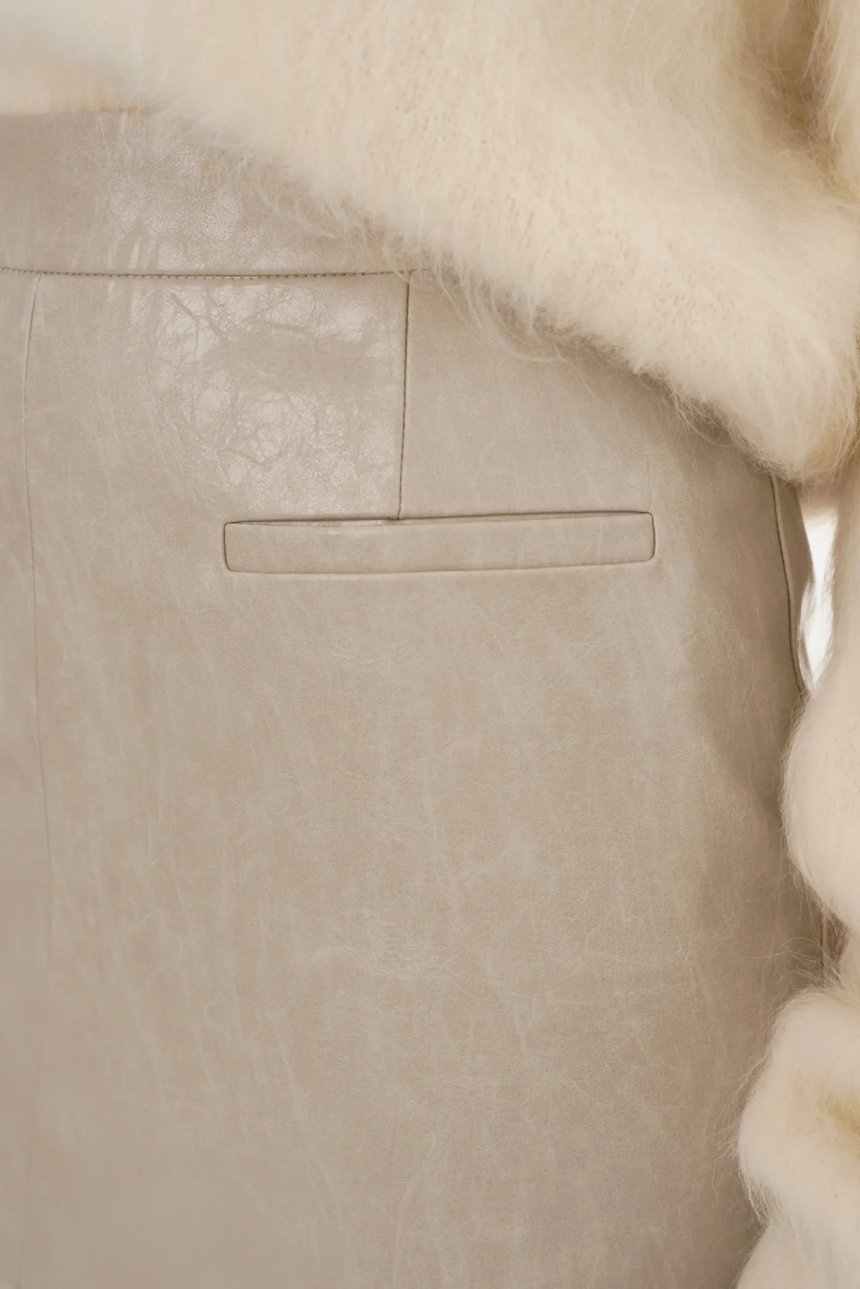 Clearance LAMARQUE YVETTE | Faux Leather Maxi Skirt Clay