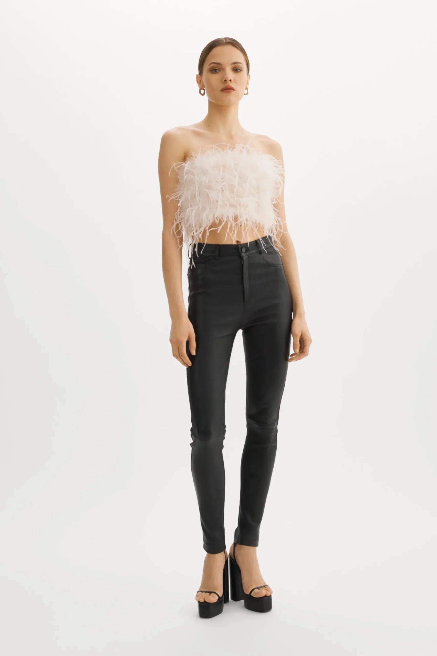 Online LAMARQUE ZAINA | Feather Bustier Bone