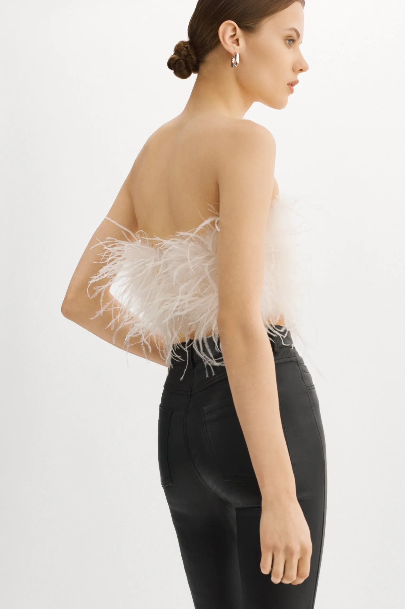 Online LAMARQUE ZAINA | Feather Bustier Bone