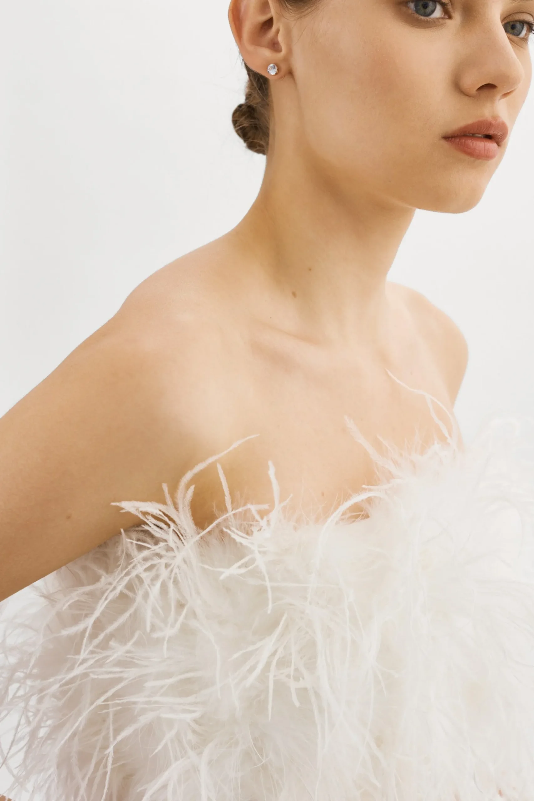 Fashion LAMARQUE ZAINA | Feather Bustier White