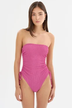 Clearance LAMARQUE ZARINA | Strapless Swimsuit Berry