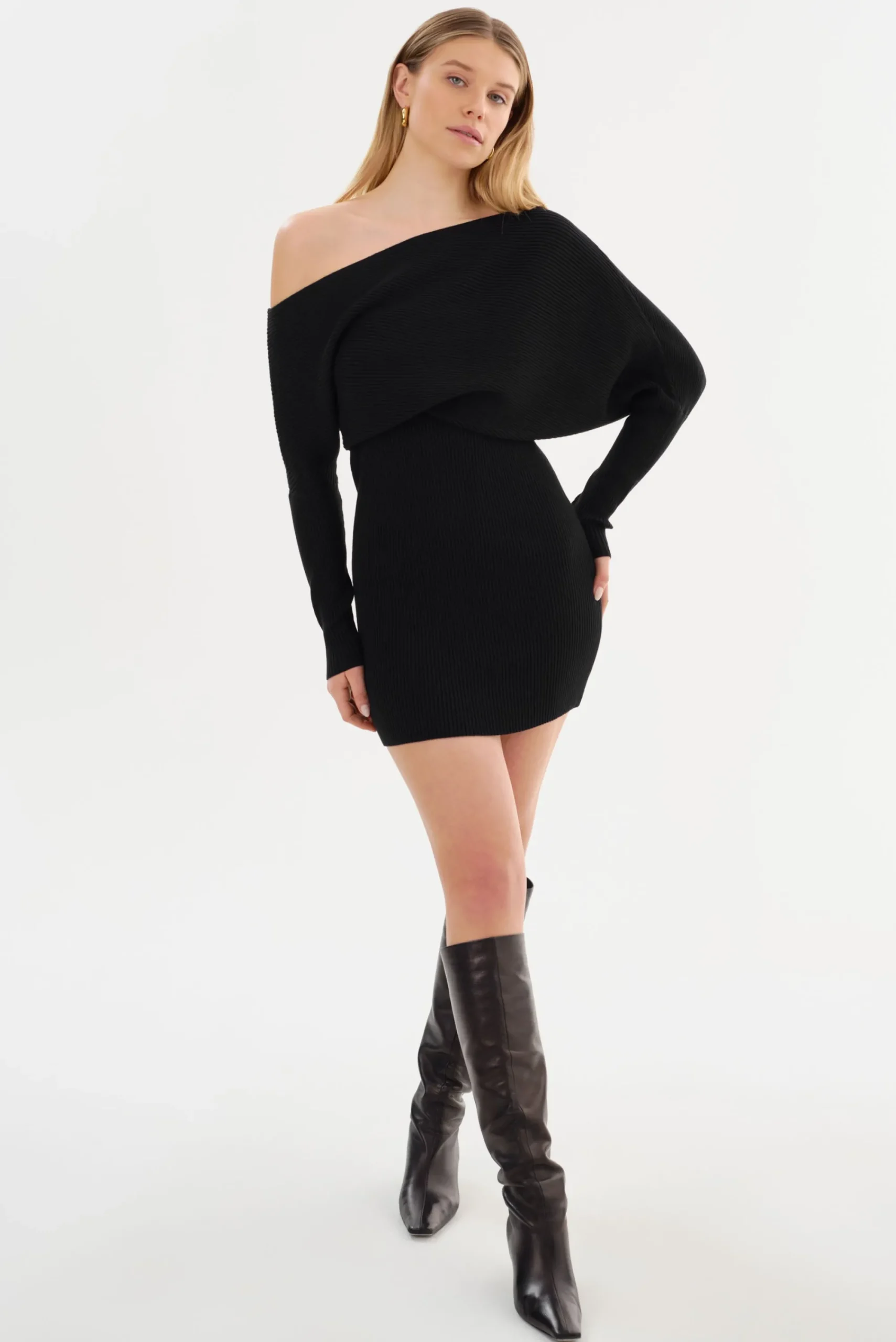 Cheap LAMARQUE ZENOBIA | Knit Midi Dress Black