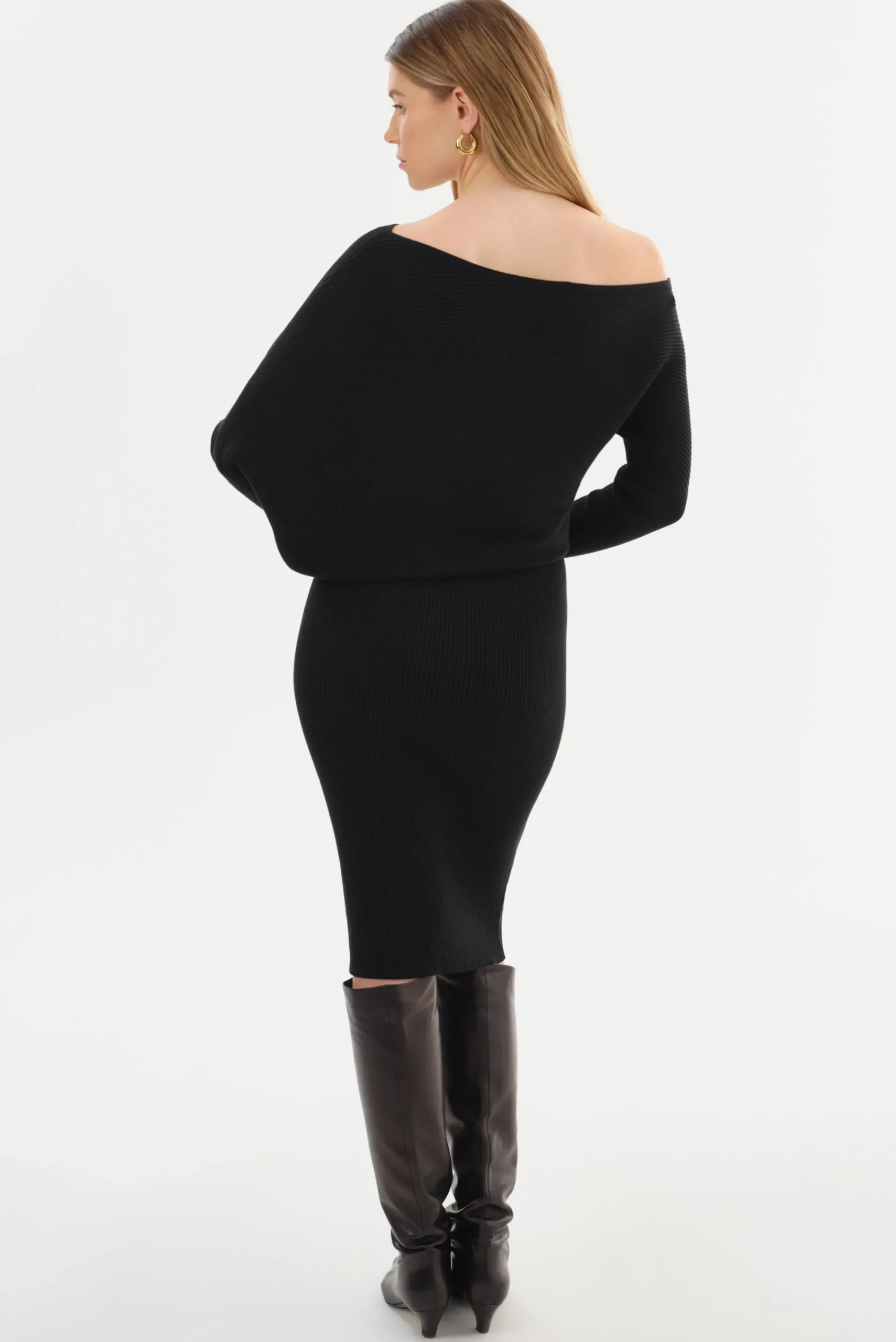 Cheap LAMARQUE ZENOBIA | Knit Midi Dress Black